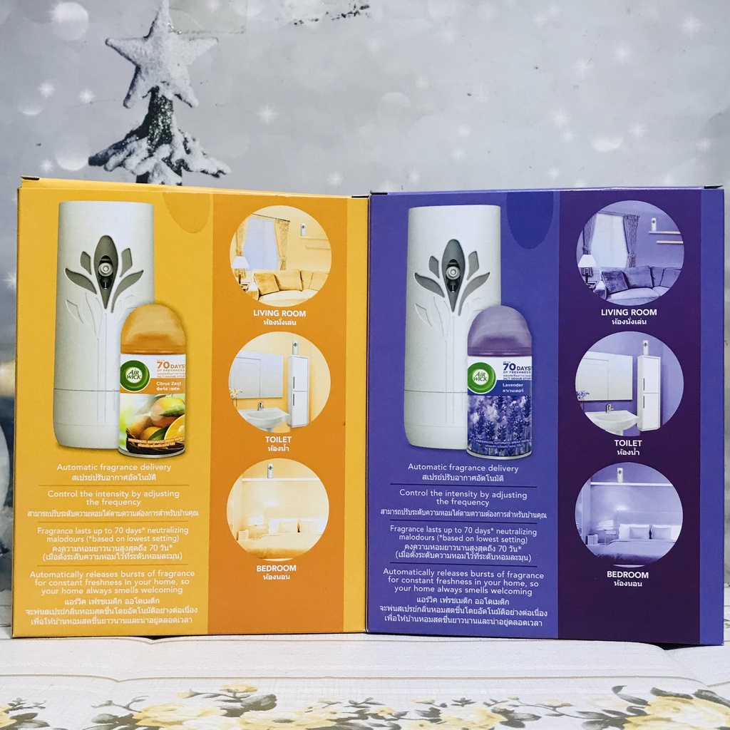 Máy xịt thơm phòng tự động Glade 3in1