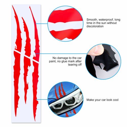 Tem dán móng vuốt cỡ lớn trang trí nóc xe, nắp capo xe hơi trang trí ô tô