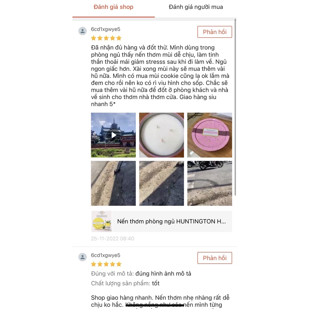 NẾN THƠM HUNTINGTON HOME 397GR 3 BẤC HƯƠNG COOKIE