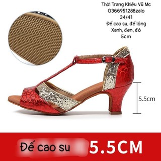 Giày khiêu vũ latin 5cm
