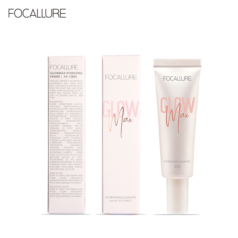 Kem Lót Trang Điểm FOCALLURE Kiềm Dầu Nâng Tông Che Lỗ Chân Lông/Làm Mềm Mịn Da 25g