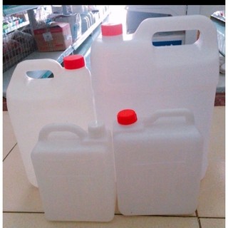#Siêu rẻ# Can nhựa trắng mới siêu sạch dung tích 2 lít - 3 lít, can mới nhựa nguyên chất không mùi, không độc hại -loại1