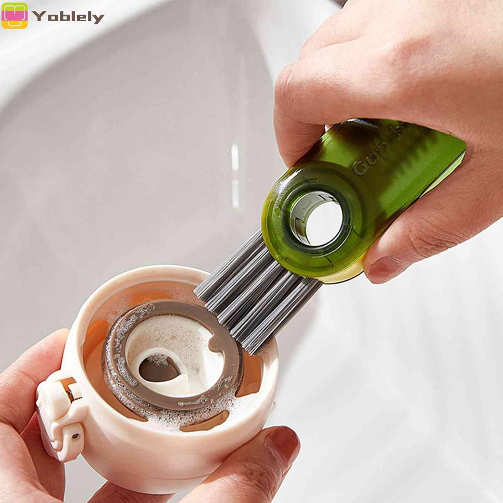 Bộ 3 Bàn Chải Cọ Rửa Bình Sữa Em Bé Hình Chữ U 3 Trong 1