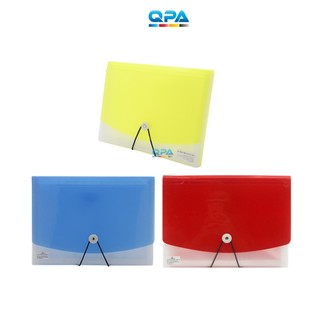 Cặp 12 ngăn cài chun móc nhựa trong 8214