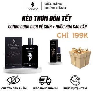 Combo Ưu Đãi ROYMAX Dung Dịch vệ sinh nam 150ml & Nước hoa cao cấp chai 5ML