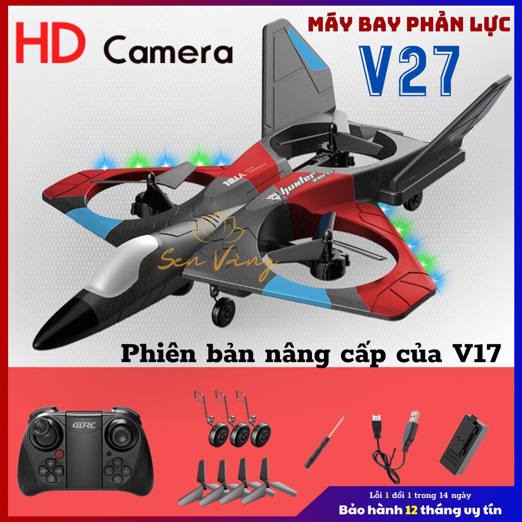 Đồ chơi máy bay điều khiển từ xa giá rẻ V27 Trang bị Camera 4K Nâng cấp hơn V17 - Tặng kèm pin điều khiển