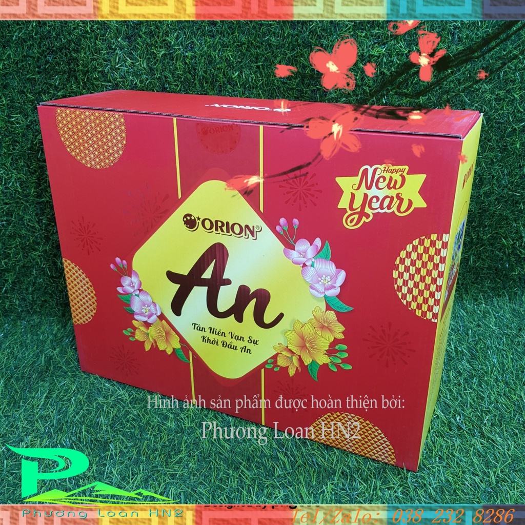 Hộp quà Orion Tết - Bộ quà tặng Orion An Tài Lộc 1 - 842,4g