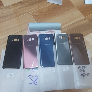 Nắp lưng Samsung S8,cụm kính camera sau bao test