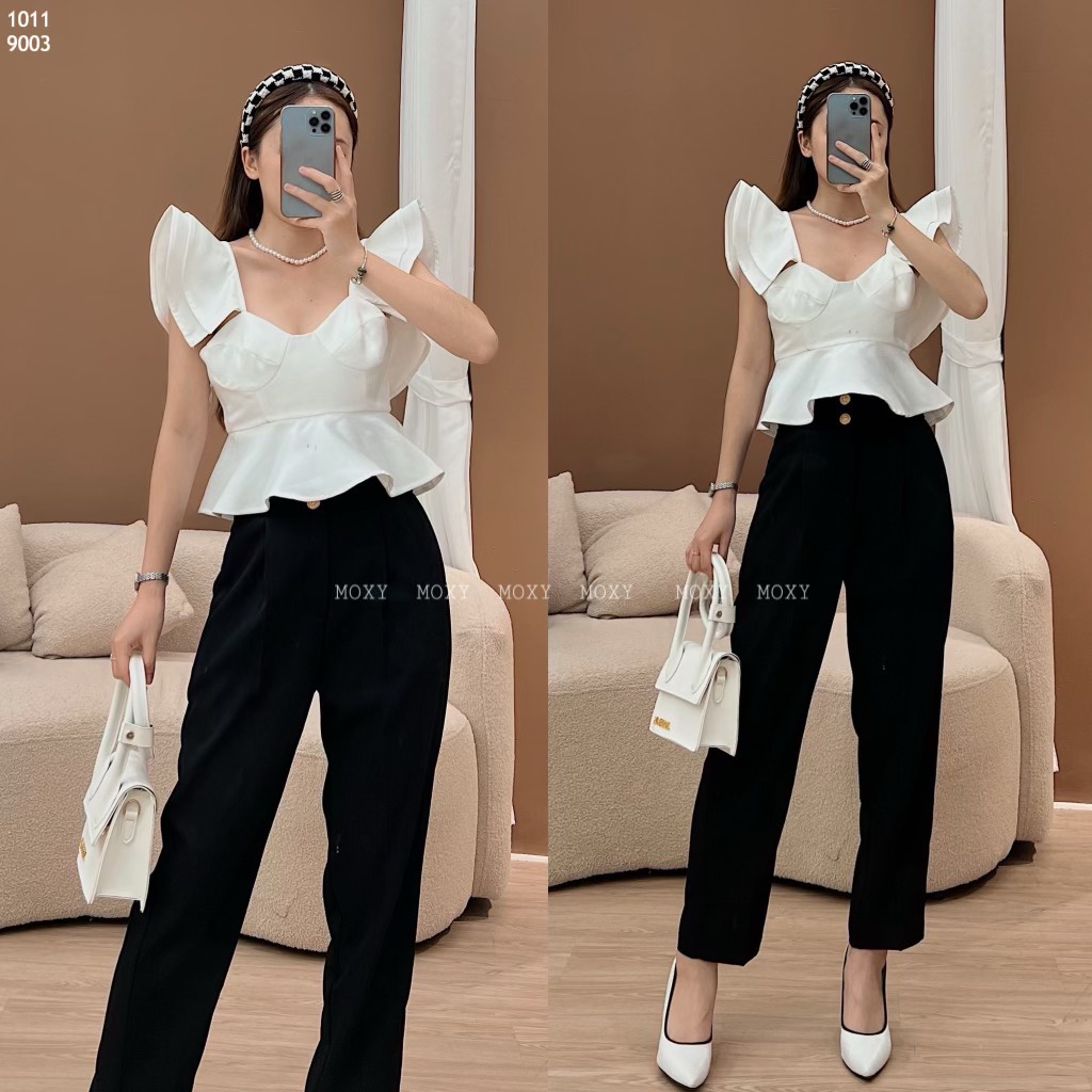 MOST1011 - Audrey V-neck Top