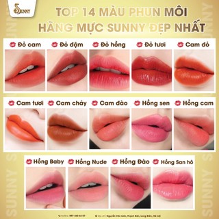 Sỉ mực phun xăm chính hãng, mực phun môi organic bám nhanh bong đậm 10ml, 5ml