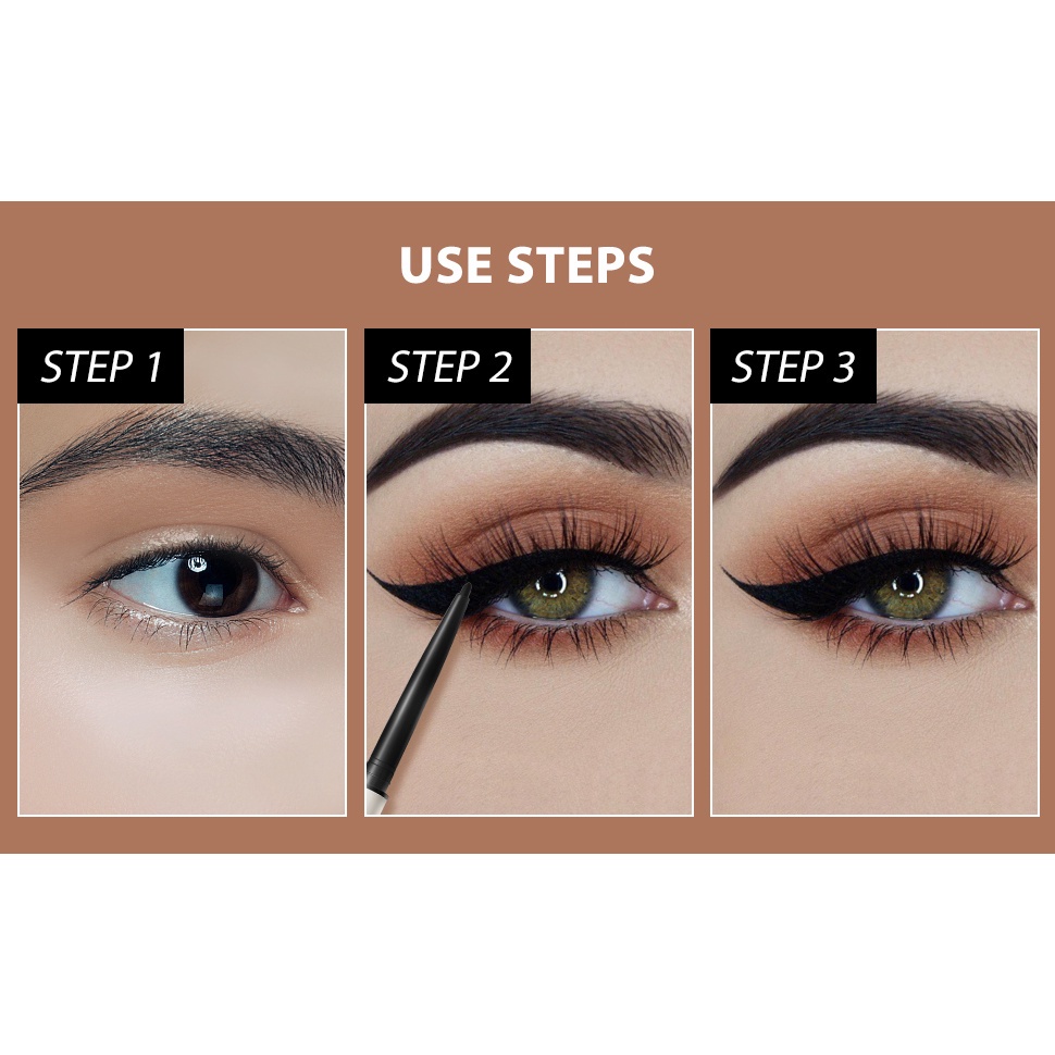 Bút chì kẻ mắt FOCALLURE siêu mảnh 1.7mm mềm mịn lâu trôi, chống nước 1g FA-243