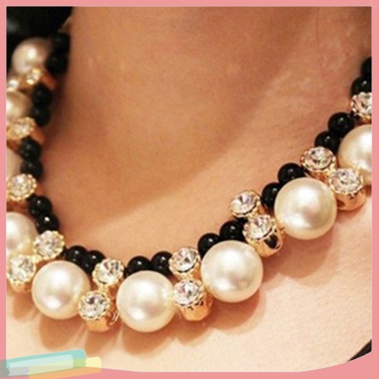 Vòng Cổ Chuỗi Hạt Ngọc Trai Giả Thời Trang Cho Nữ