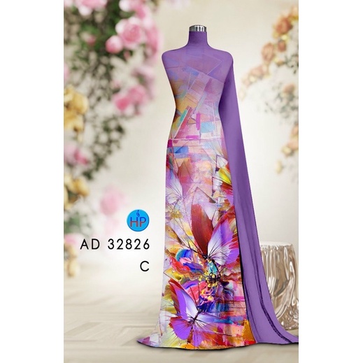 Vải áo dài in 3D trên lụa nhật