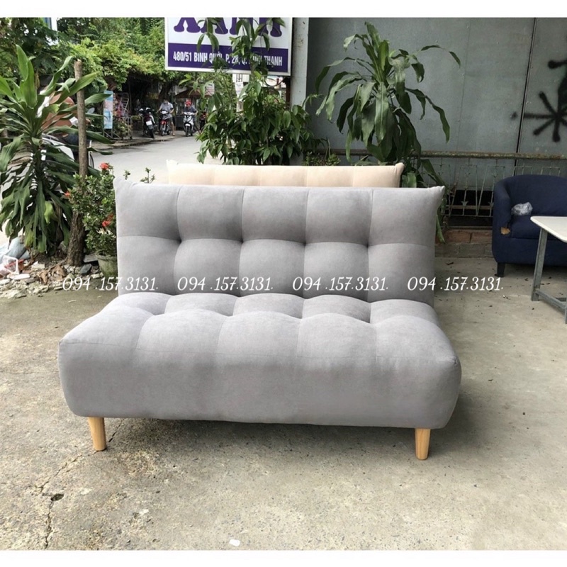 Ghế Sofa Tamy Dài 1m2 - Sofa Ú Béo Phong Cách Hàn Quốc Vải Nỉ