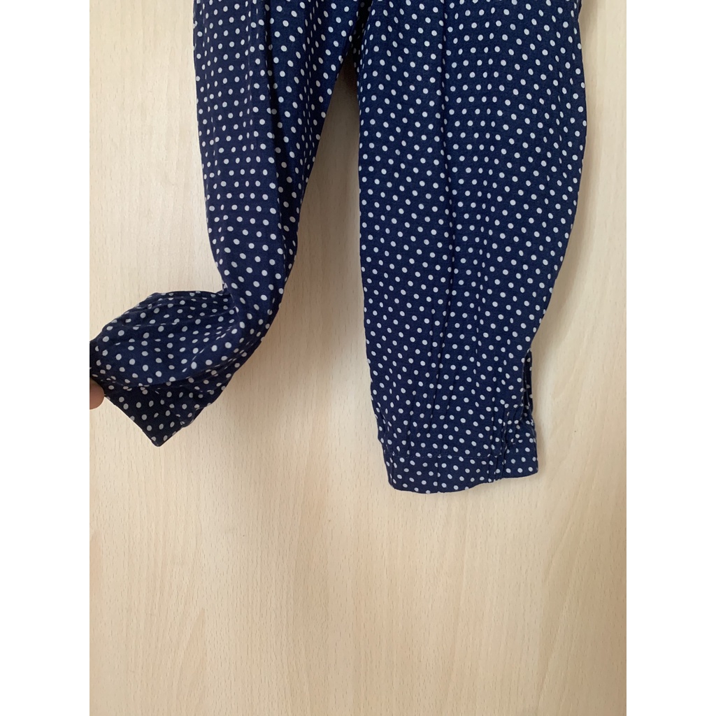 Đồ liền thân lanh dài chấm bi hiệu La Chapelle Sport