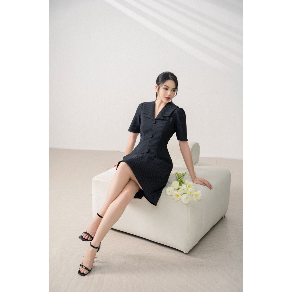 OLV - Đầm Martin Button Dress