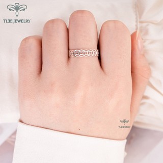 Nhẫn bạc Tlee kim tiền trơn basic TLEE JEWELRY A0242