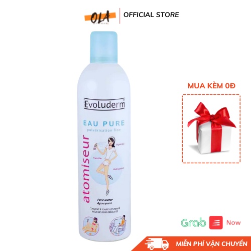 Xịt khoáng Evoluderm 400ml  - Mỹ phẩm Ola