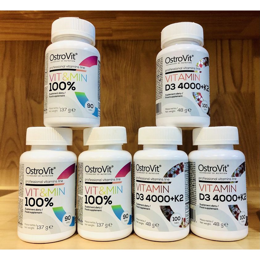 VITAMIN VIT&MIN OSTROVIT - VITAMIN KHOÁNG CHẤT - WSPT 90V