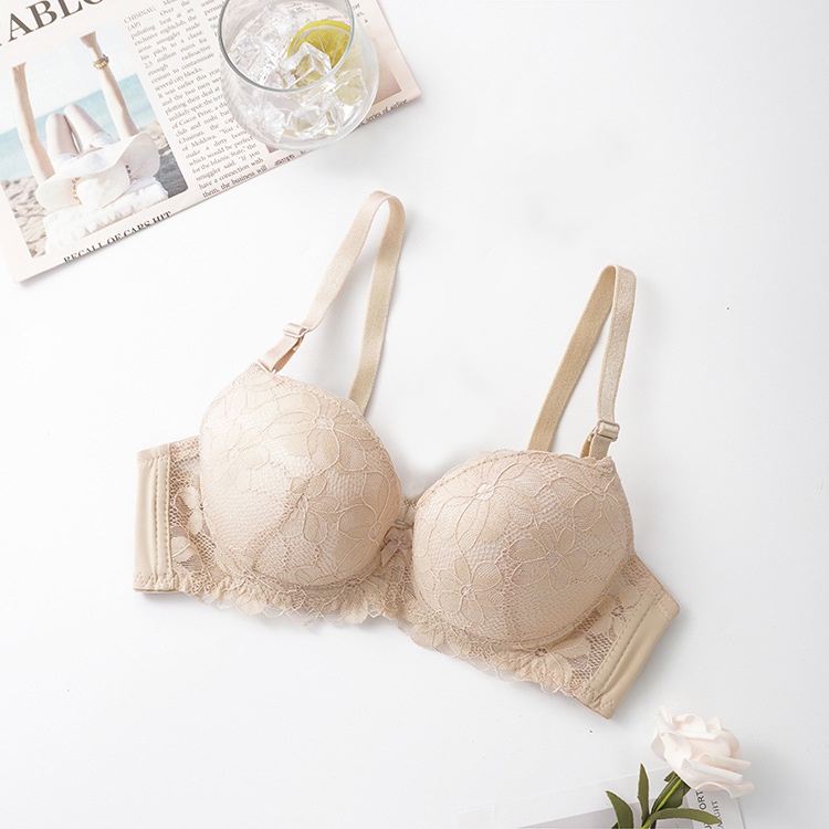 Áo Lót Nữ Ren Có Gọng Nâng Ngực Quả Cup Ngang Đệm 2cm mềm mịn quyến rũ - Áo lót ren Thái Lan- Áo ngực nữ