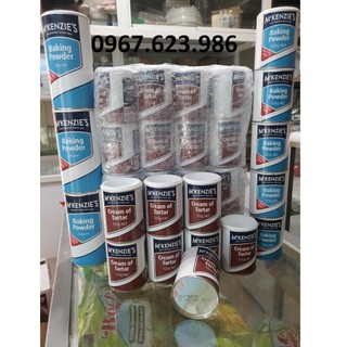 cream of tartar Úc MC Kenzie's 125g( làm bánh ăn kiêng tâp gym)