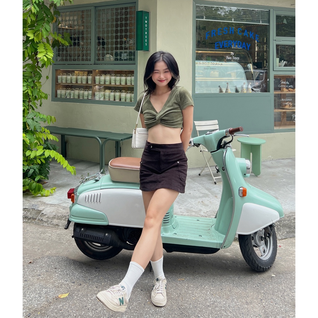 Chân Váy Ngắn PRADIES Pocket Mini Skirt