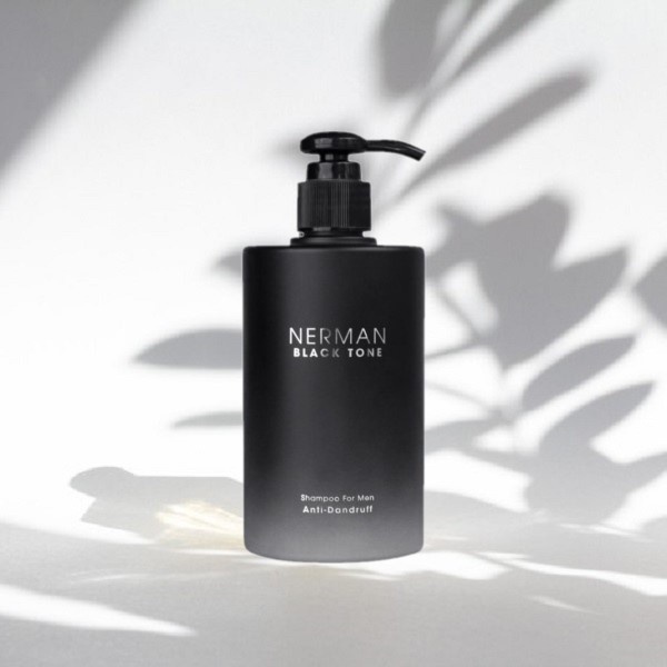 Dầu Gội Sạch Gàu Nerman Black Tone Cho Nam Giới Hương Nước Hoa Pháp 350g - Chính Hãng