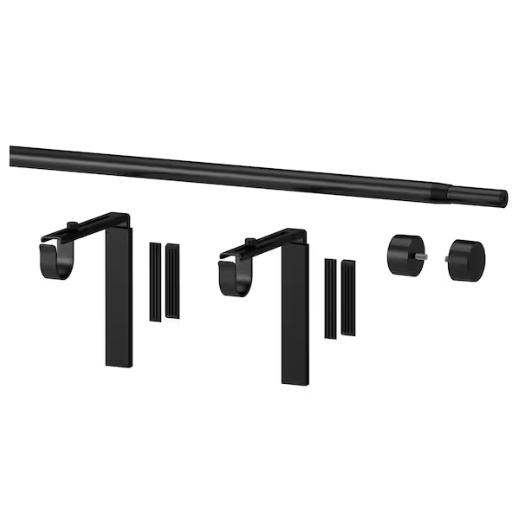Bộ thanh treo rèm 70-120/120-210 kèm đỡ RÄCKA IKEA chính hãng