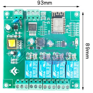 Module Wifi ESP8266 4 Relay 220VAC