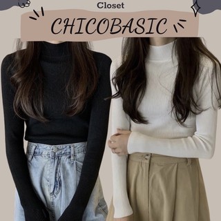 Áo len tăm cổ 3cm giữ nhiệt cho nữ, áo len tăm cổ cao giữ nhiệt nhiều màu cao cấp