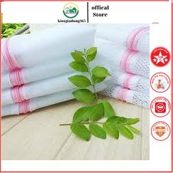 Túi lưới giặt quần áo màu trắng size 50x40
