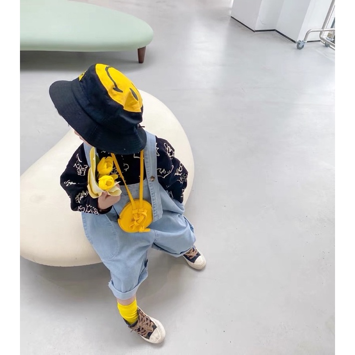 MŨ NÓN CHO BÉ, NÓN TRÒN HÌNH MẶT CƯỜI CHO BÉ