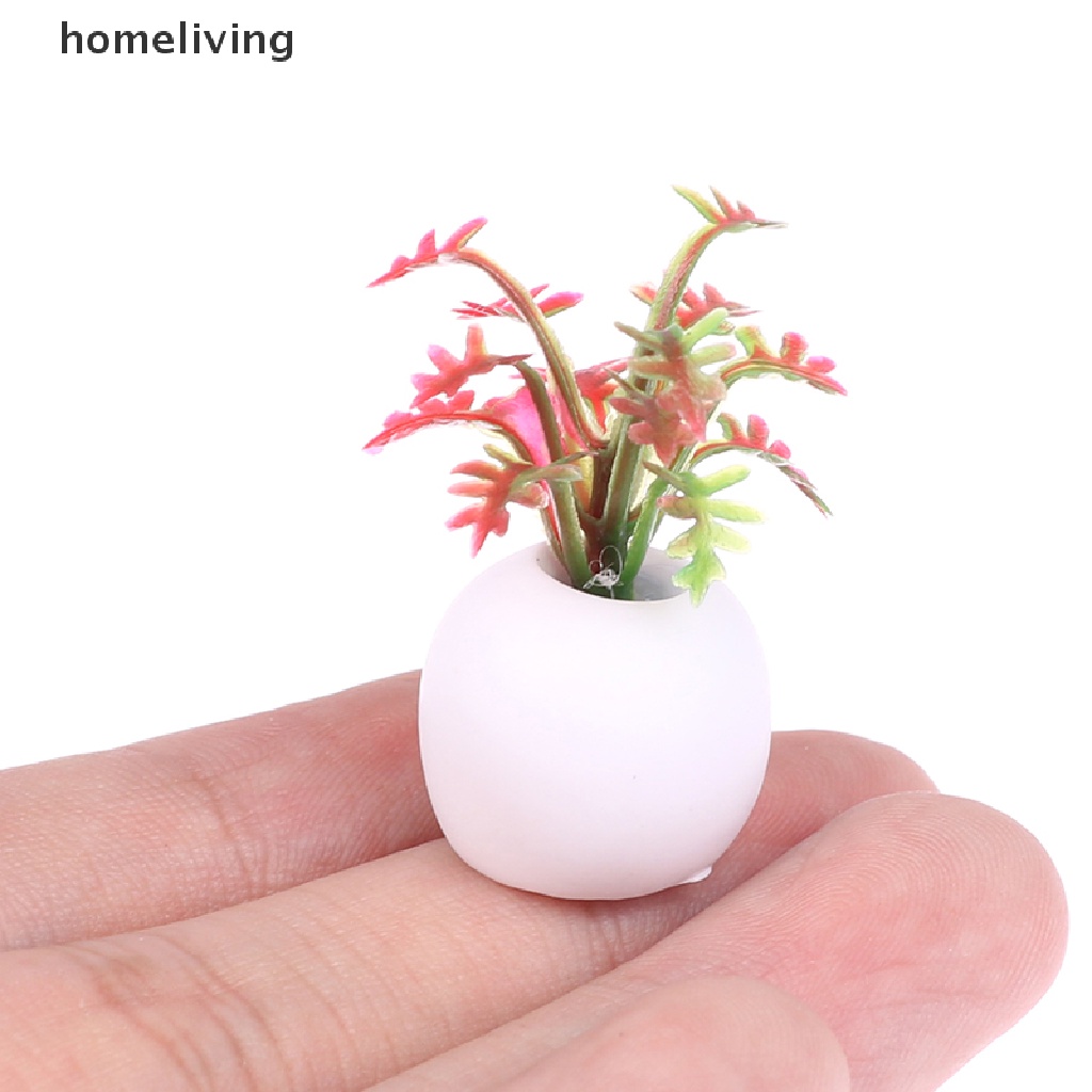 1 Mô Hình Chậu Cây Mini Tỉ Lệ 1: 12 Trang Trí Nhà Búp Bê