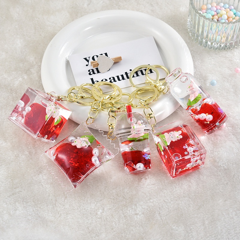 Móc Khóa Hình Thỏ Kim Tuyến Lấp Lánh