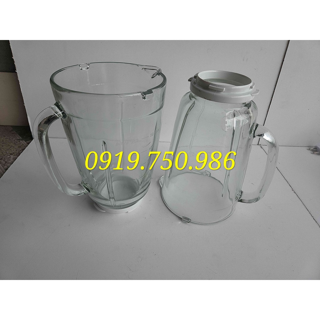 Cối thủy tinh to máy xay Philip Hr2221 Hr2222 hàng chuẩn hãng - Kho buôn linh kiện gia dụng