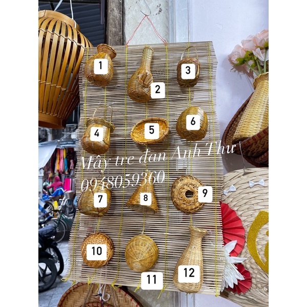 Mây tre nhí, mây tre mini decor trang trí ( Ảnh thật)