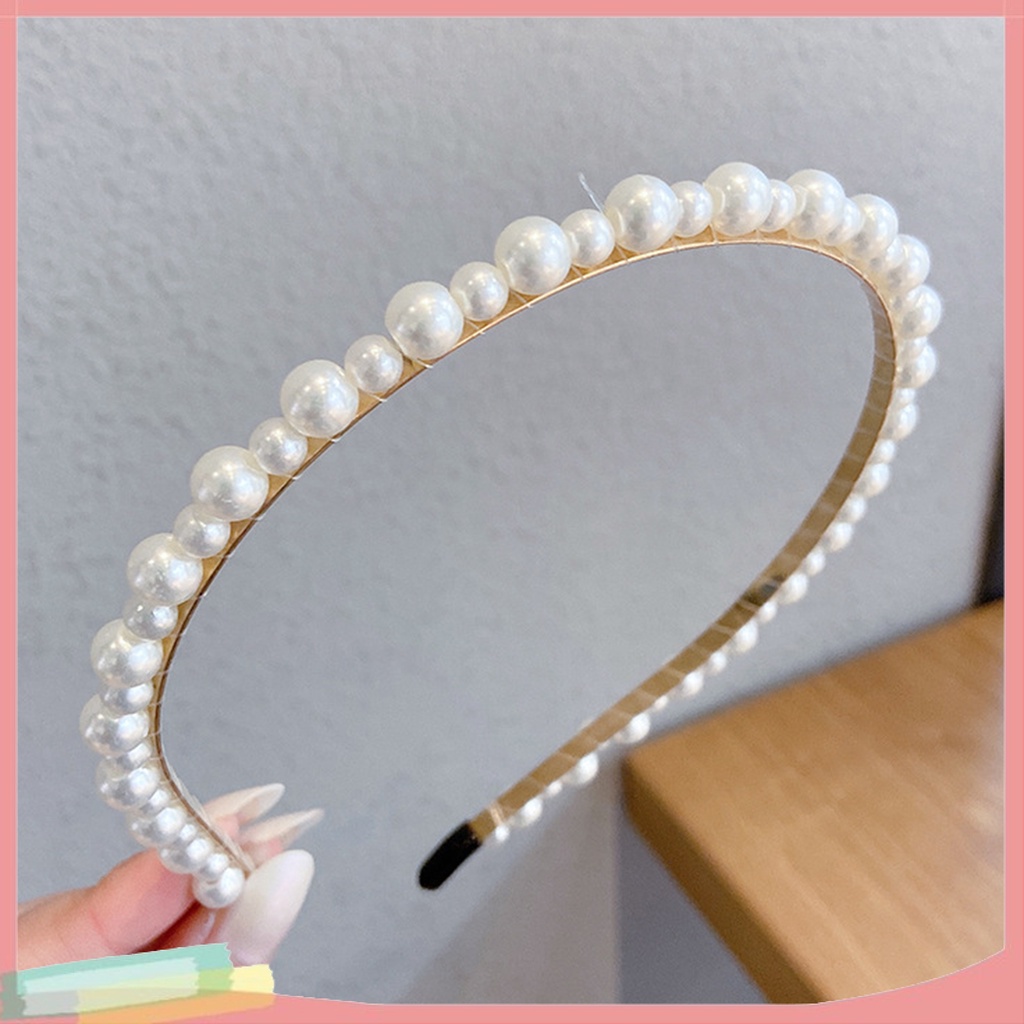 Băng Đô Đính Ngọc Trai Giả Thời Trang Cho Nữ