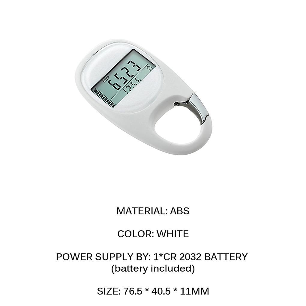 Máy Đếm Bước Chân Kỹ Thuật Số Độ Chính Xác Cao Nhỏ Gọn Tiện Dụng Cho Tập Gym