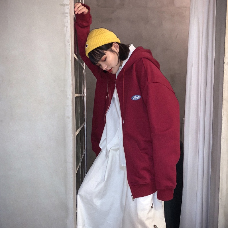 NRVP Áo KhoáC Hoodie Tay DàI KiểU DáNg Thể Thao Cho Nữ