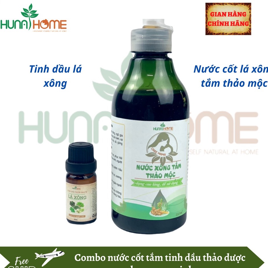 Tinh dầu lá xông - Nước xông tắm cho mẹ sau sinh