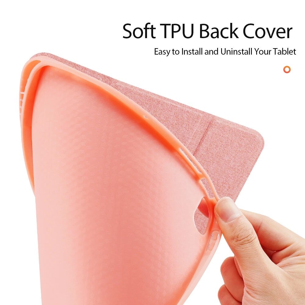 Bao da DUX DUCIS cho iPad Air 5 / Air 4  - Mặt lưng TPU mềm, Có ngăn đựng bút