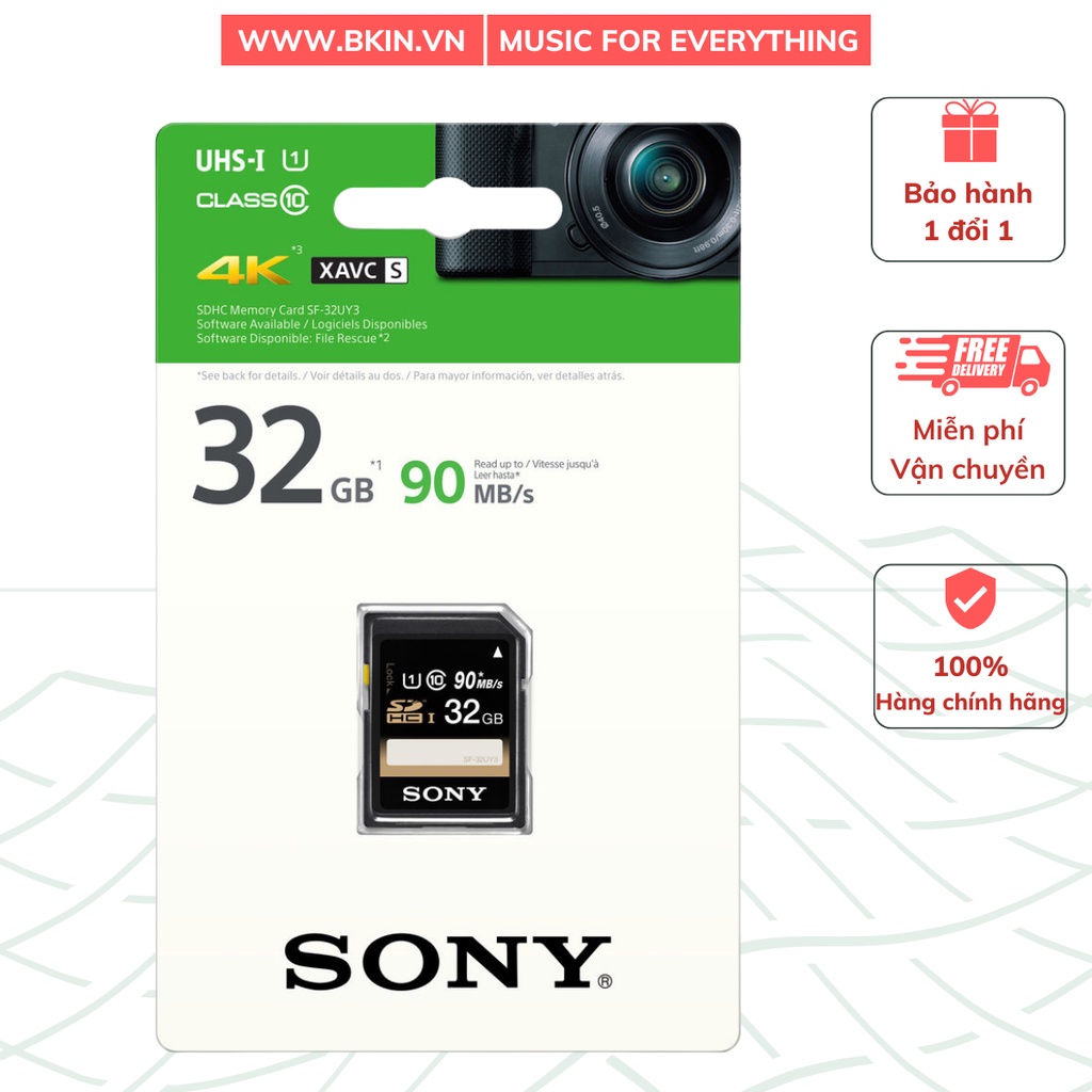 Thẻ nhớ 32G 64g chính hãng sony