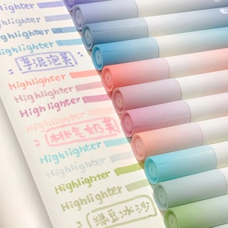 Set 6 5 4 bút dạ quang highlight nhiều màu pastel