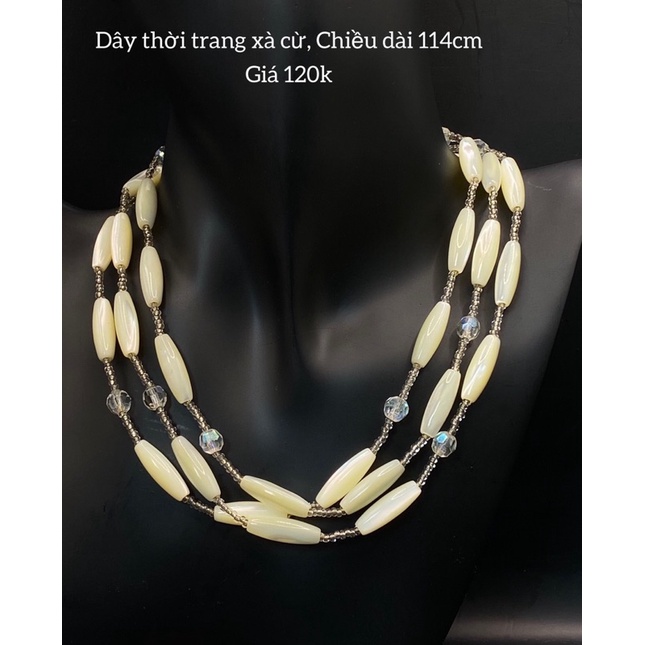 Dây thời trang đá xà cừ nhiều mẫu, trang sức, phụ kiện si Nhật