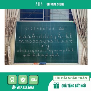 Bảng từ xanh viết phấn kẻ theo yêu cầu, KT; 80x120cm