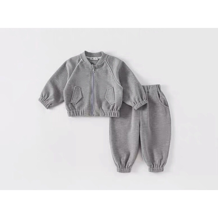 Bộ Thu Đông Bomber Trẻ Em Cho Bé Trai Và Bé Gái Hình Khủng Long Chất Nỉ Da Cá Mềm Mịn Thời Trang Trẻ Em Poskids