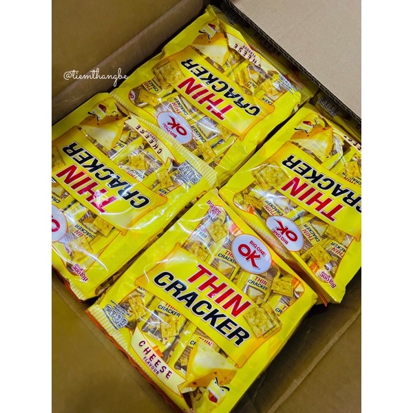 Bánh Quy OK Thin Biscuit 30G x 12Gói Thái Lan