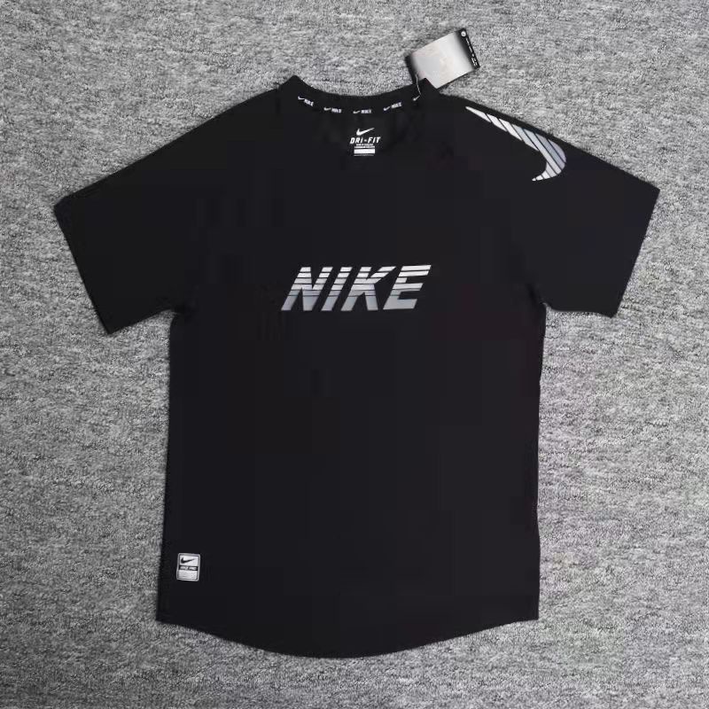 Áo thun thể thao nam tay ngắn thoáng khí mau khô thời trang mùa hè