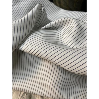 Vải linen tưng cotton kẻ sọc đẹp
