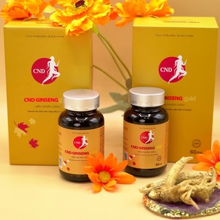 Viên nang nhân sâm cnd ginseng gold hộp 60 viên hỗ trợ sức khoẻ tăng đề kháng